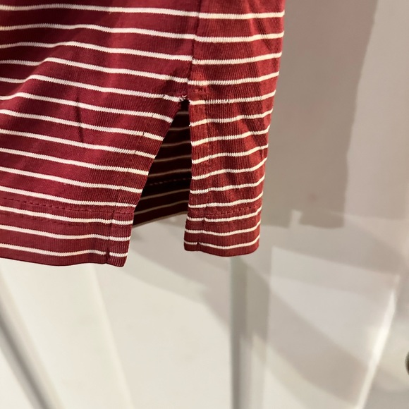 Cottagecore sweet 1990s polo shirt with embroidered flower - Picture 3 of 6